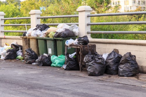 Recycling process for builders waste in North London